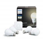 Philips Hue White 60W Equivalent LED Smart Bulb Starter Kit