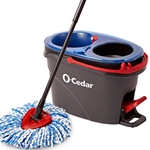 O-Cedar EasyWring Rinse Clean Spin Mop & Bucket