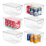 Clear Stackable Storage Bins