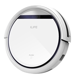 ILIFE V3s Robotic Vacuum Cleaner for Pets and Allergies Home, Pearl White