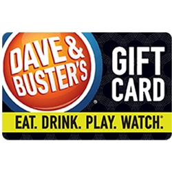 $25 Dave & Busters Gift Card