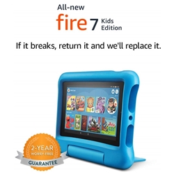 Fire 7 Kids Edition Tablet, 7" Display, 16 GB, Kid-Proof Case