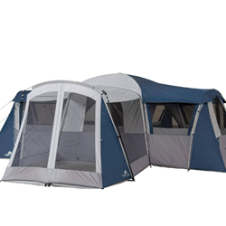 Ozark Trail Hazel Creek 20-Person Star Tent, with Screen Room