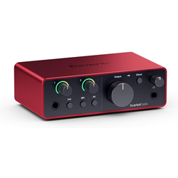 Focusrite Scarlett Solo 4th Gen USB Audio Interface